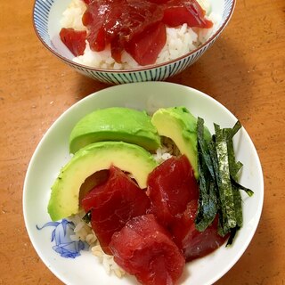 簡単♪寝かせる時間は少し！マグロの漬け丼